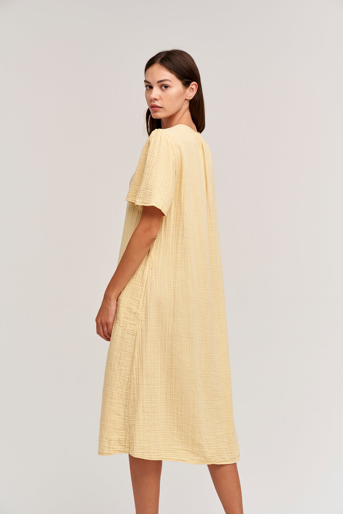 HAZEL COTTON GAUZE MIDI DRESS - Velvet Staging 2.0
