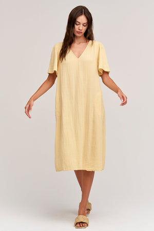 HAZEL COTTON GAUZE MIDI DRESS - Velvet Staging 2.0