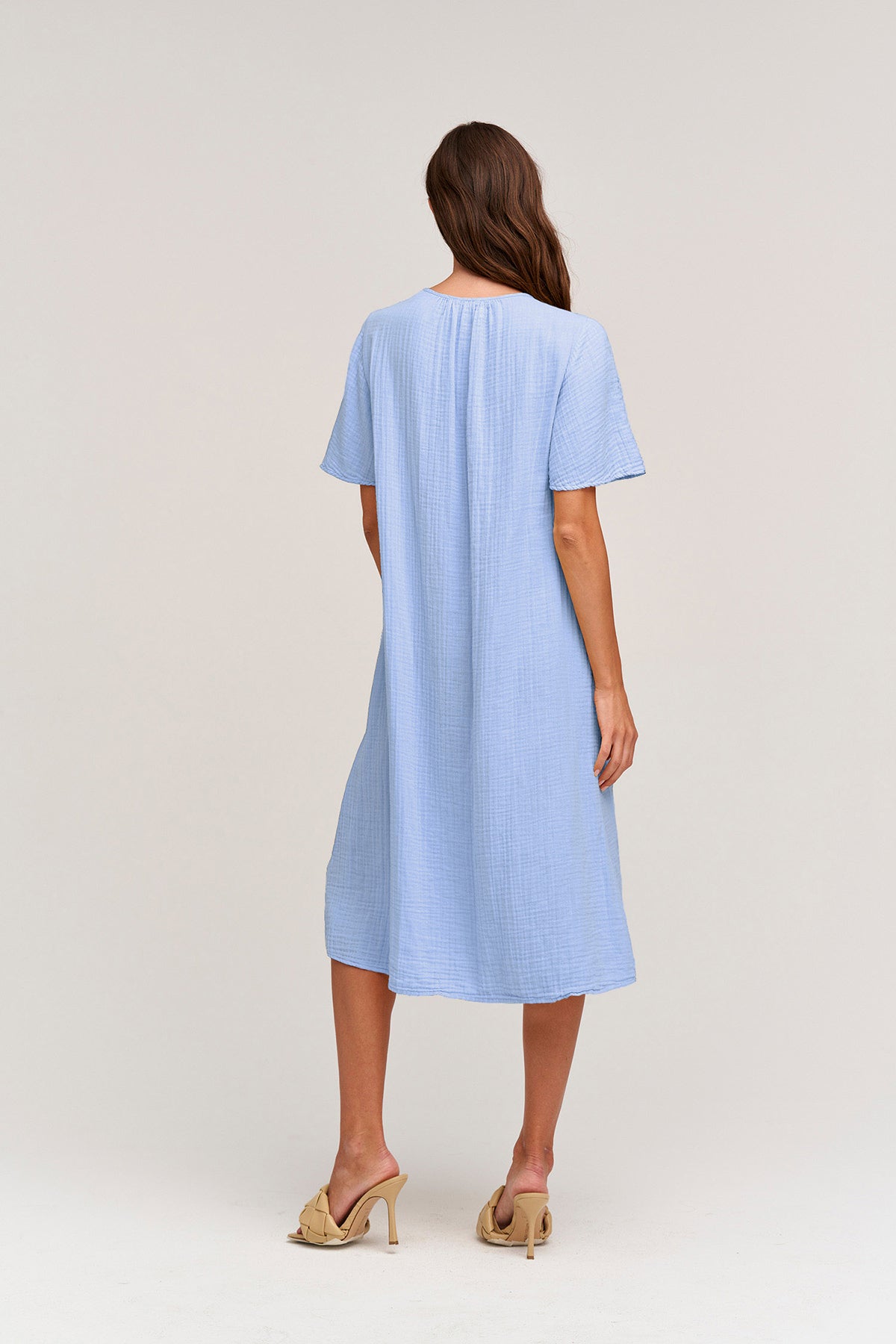 HAZEL COTTON GAUZE MIDI DRESS - Velvet Staging 2.0