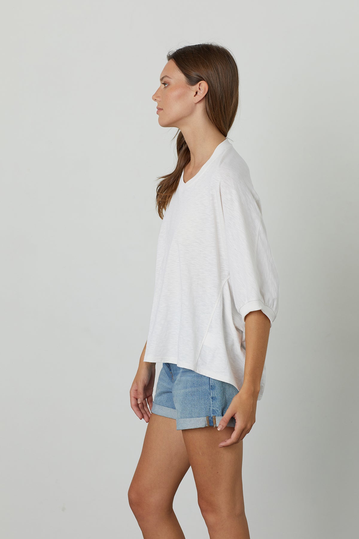 HELEN 3/4 SLEEVE OVERSIZED TEE - Velvet Staging 2.0-26916159848644