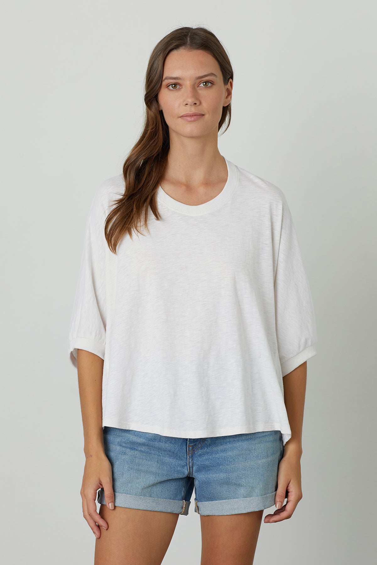 HELEN 3/4 SLEEVE OVERSIZED TEE - Velvet Staging 2.0