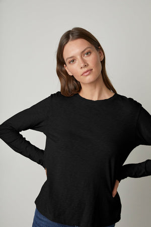 HESTER CREW NECK TEE - Velvet Staging 2.0