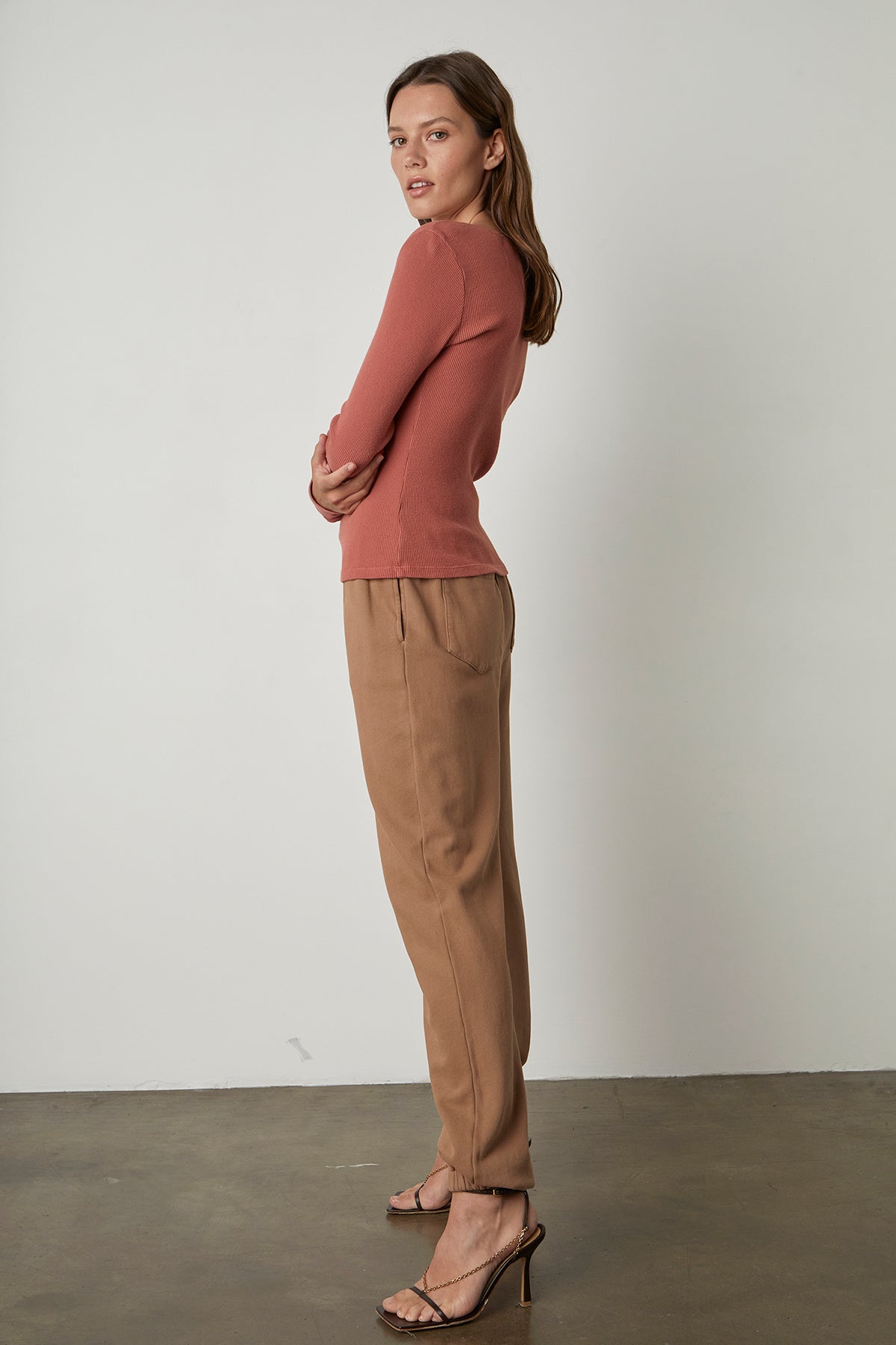 HILARY COTTON THERMAL HENLEY - Velvet Staging 2.0-26916162568388