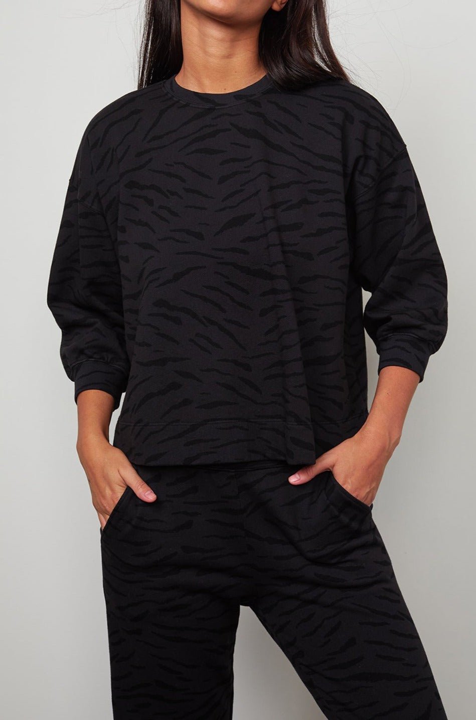 HILDA 3/4 SLEEVE SWEATSHIRT - Velvet Staging 2.0-26916161224900