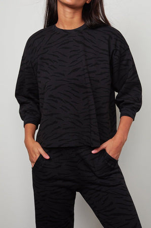 HILDA 3/4 SLEEVE SWEATSHIRT - Velvet Staging 2.0
