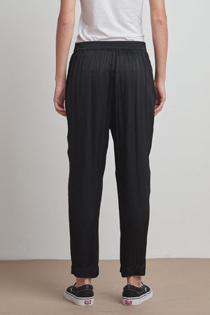 HILLARY SATIN VISCOSE PLEATED PANT - Velvet Staging 2.0