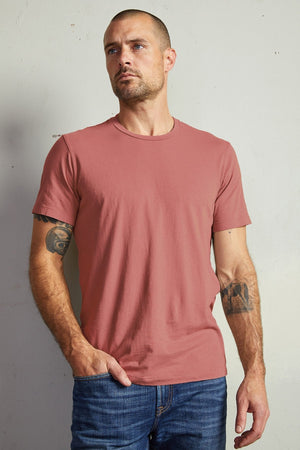 HOWARD WHISPER CLASSIC CREW NECK TEE - Velvet Staging 2.0