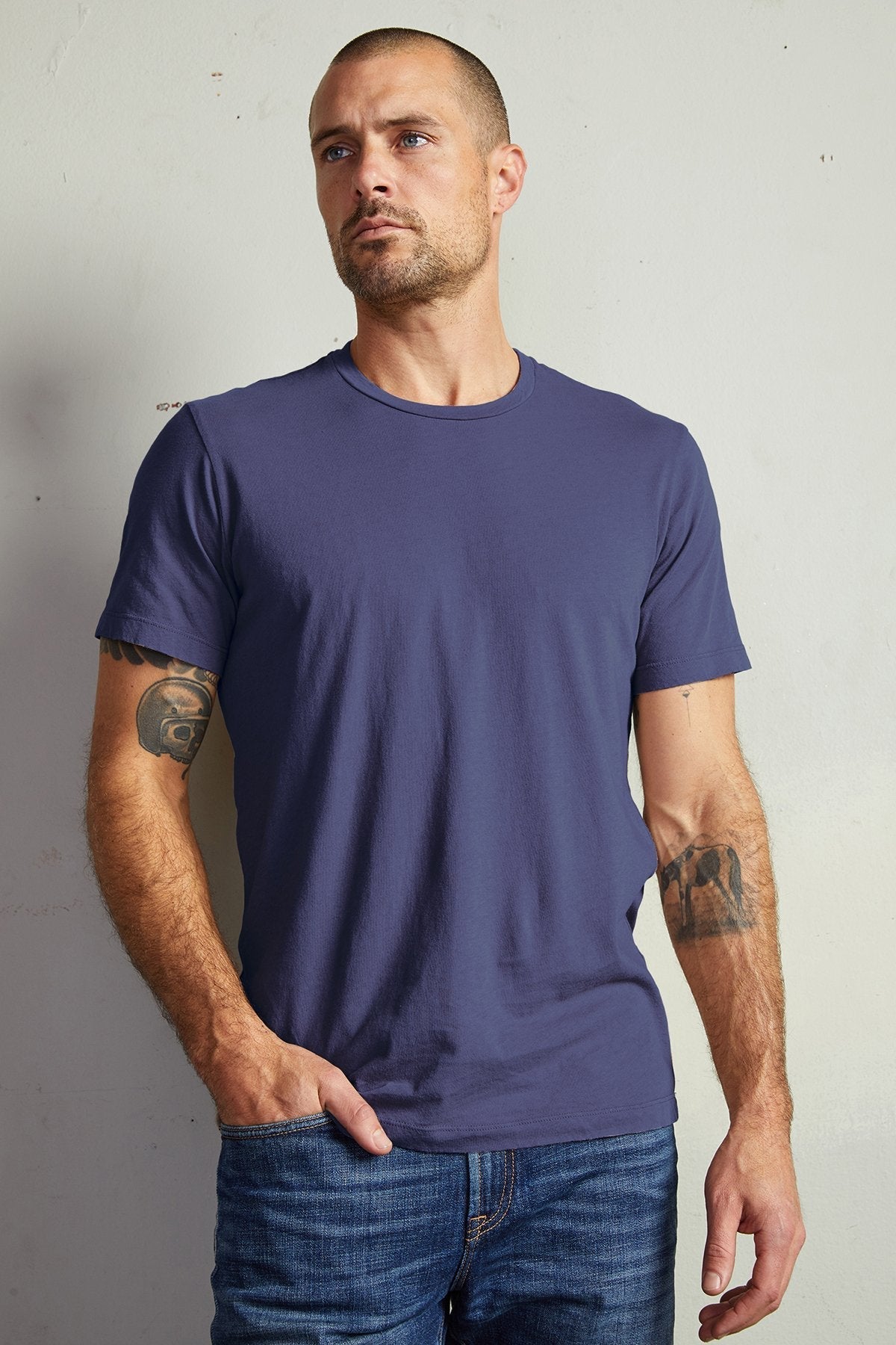 HOWARD WHISPER CLASSIC CREW NECK TEE - Velvet Staging 2.0