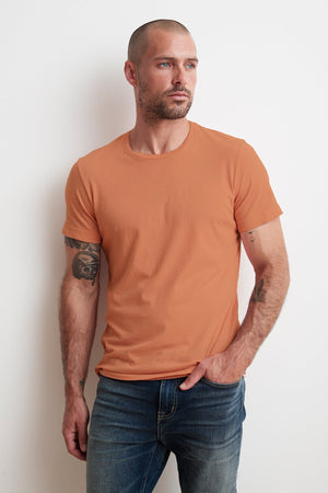 HOWARD WHISPER CLASSIC CREW NECK TEE - Velvet Staging 2.0