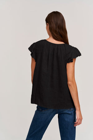 IRENE LINEN TOP - Velvet Staging 2.0