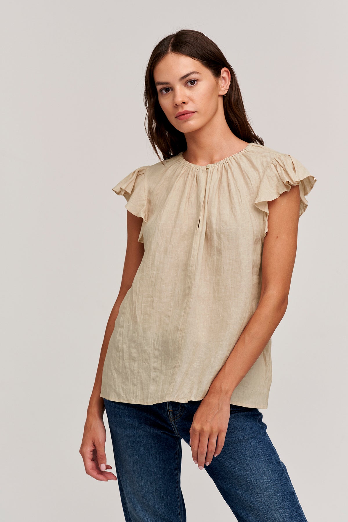 IRENE LINEN TOP - Velvet Staging 2.0