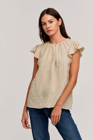 IRENE LINEN TOP - Velvet Staging 2.0