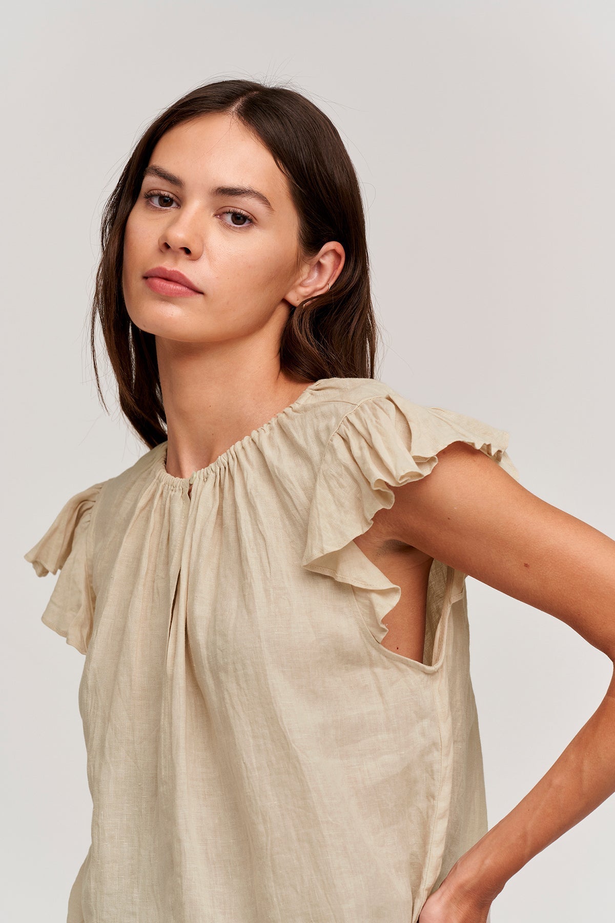 IRENE LINEN TOP - Velvet Staging 2.0