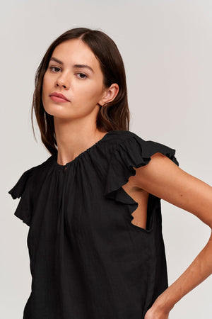 IRENE LINEN TOP - Velvet Staging 2.0