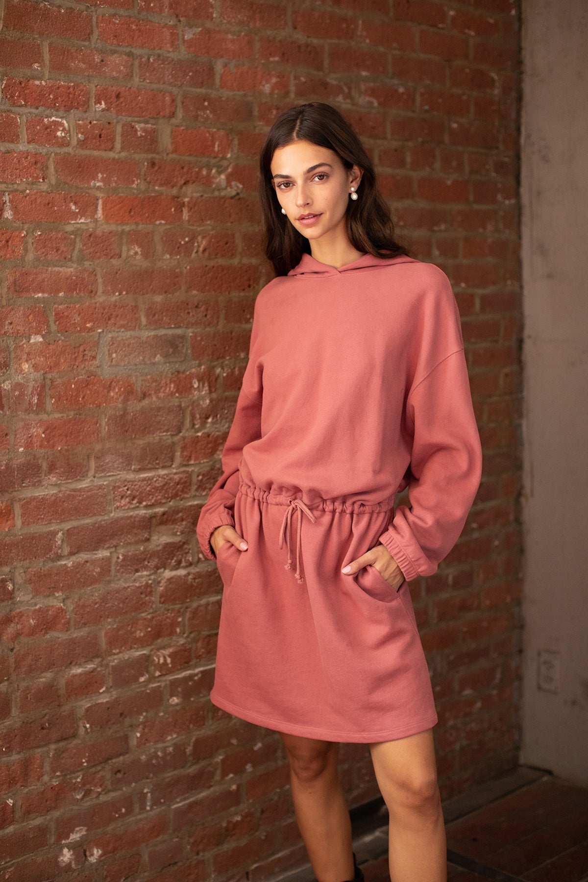 ISABELLA HOODIE DRESS - Velvet Staging 2.0