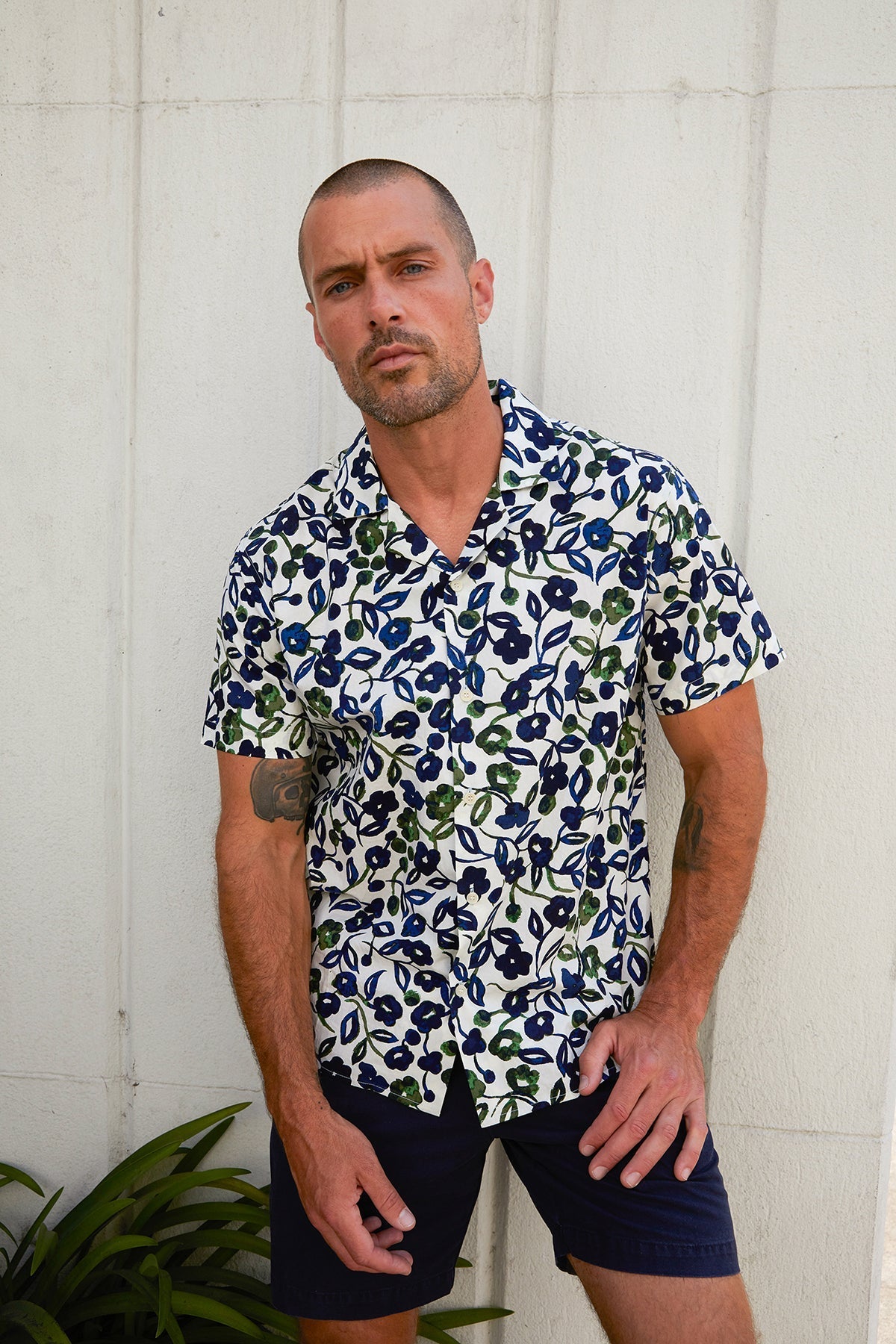 ISAIAH PRINTED BUTTON-UP SHIRT - Velvet Staging 2.0-26916172562628