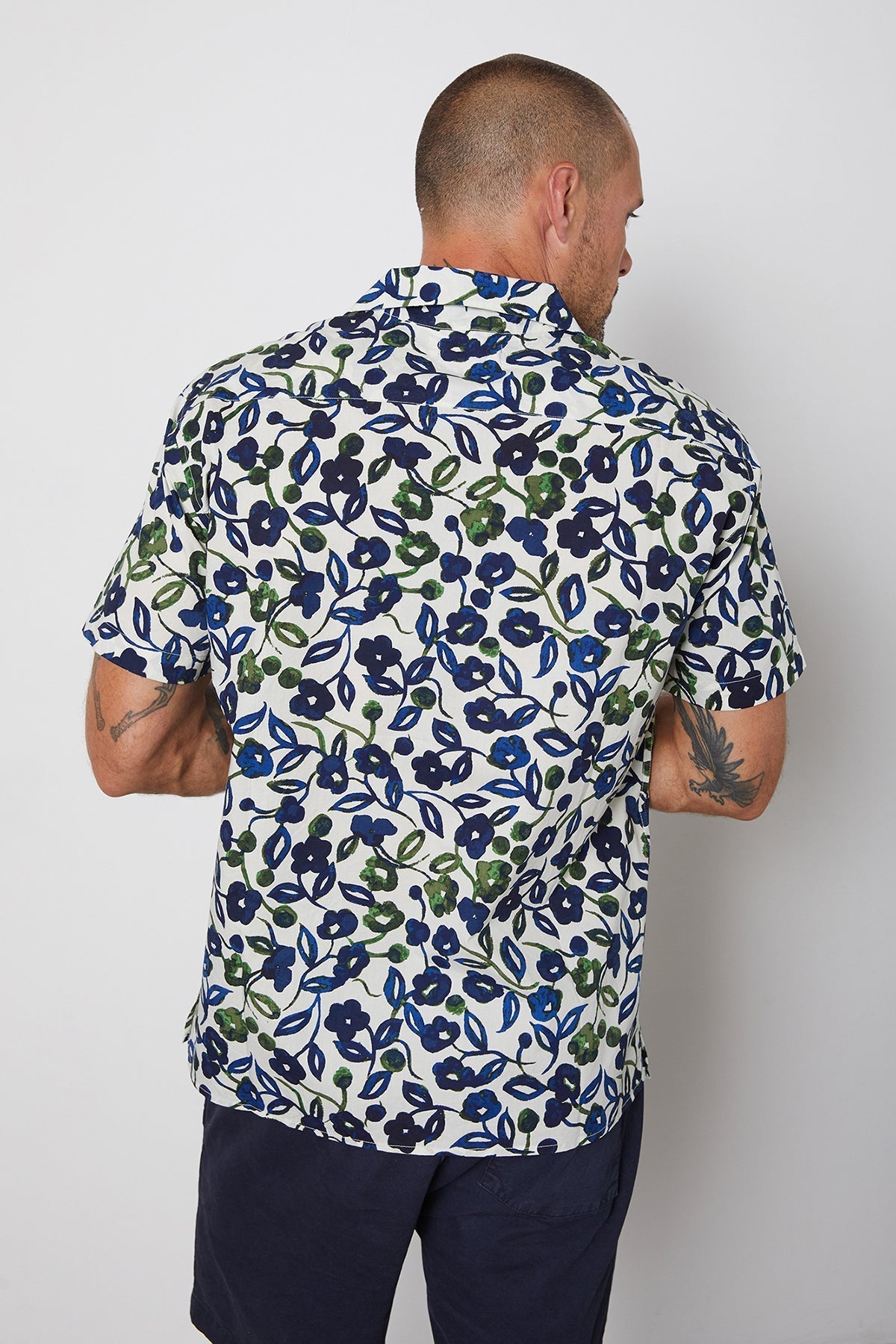 ISAIAH PRINTED BUTTON-UP SHIRT - Velvet Staging 2.0-26916172497092