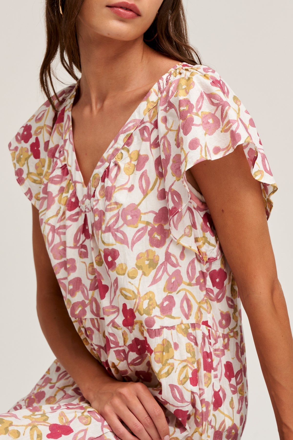IVY PRINTED COTTON CAMBRIC DRESS - Velvet Staging 2.0-26916174889156