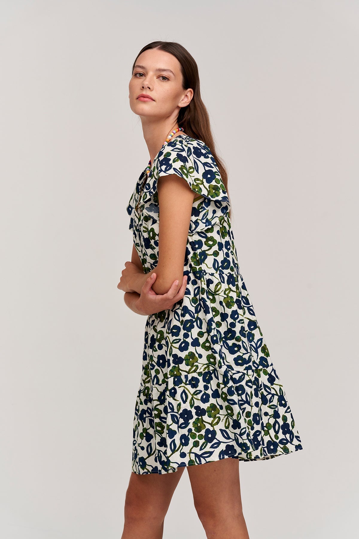 IVY PRINTED COTTON CAMBRIC DRESS - Velvet Staging 2.0