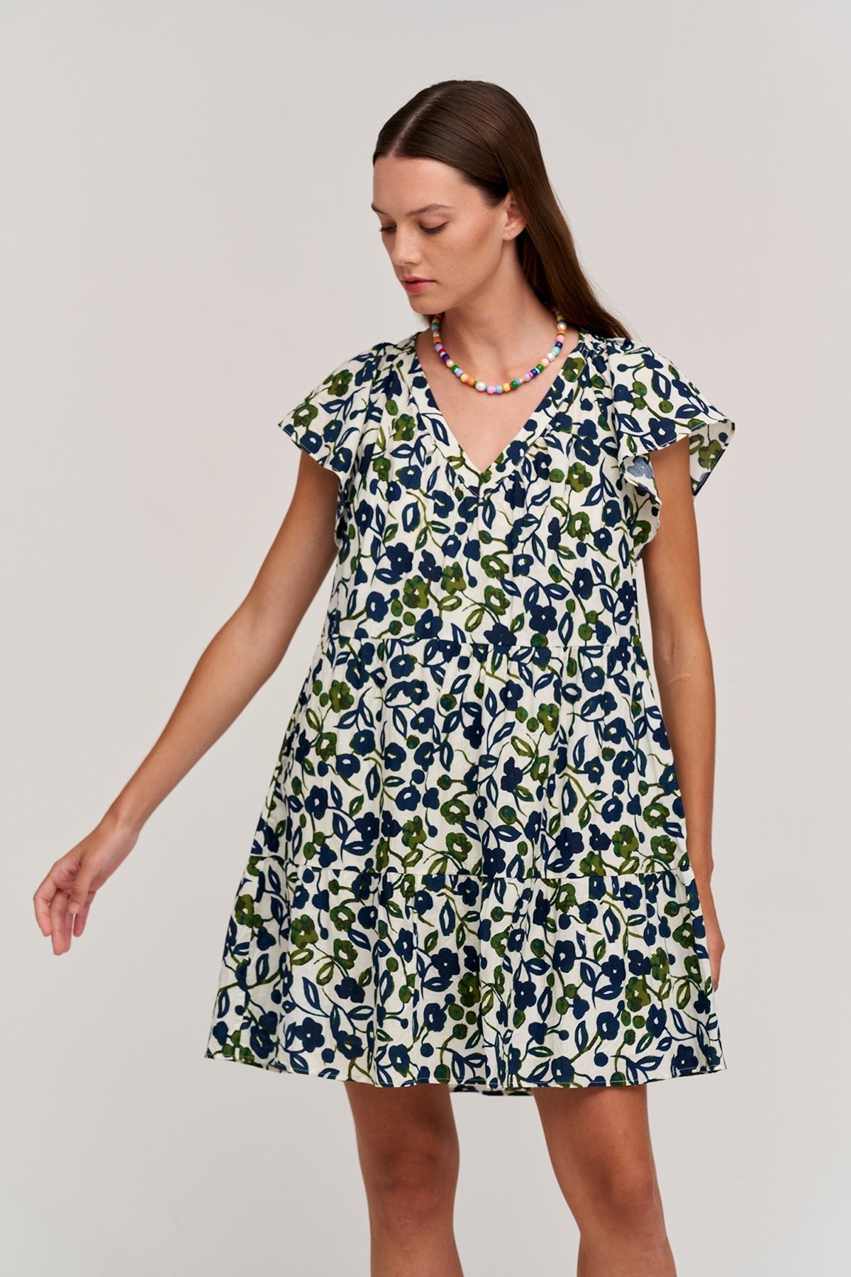 IVY PRINTED COTTON CAMBRIC DRESS - Velvet Staging 2.0