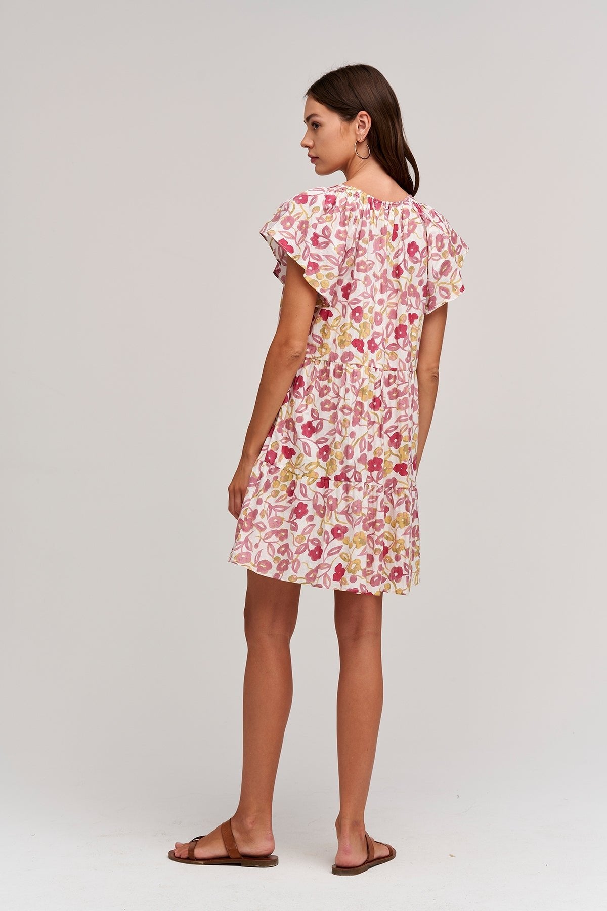 IVY PRINTED COTTON CAMBRIC DRESS - Velvet Staging 2.0-26916174856388