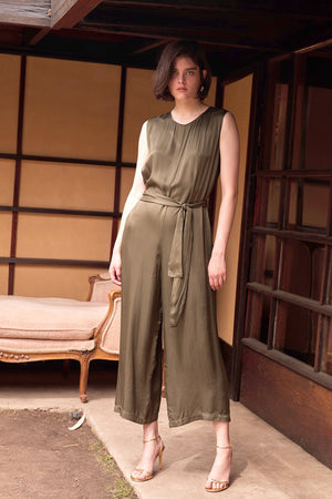 IVY SATIN VISCOSE JUMPSUIT - Velvet Staging 2.0