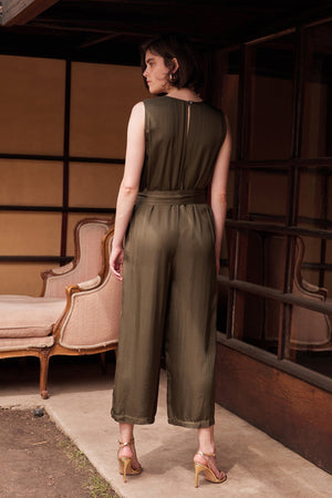 IVY SATIN VISCOSE JUMPSUIT - Velvet Staging 2.0