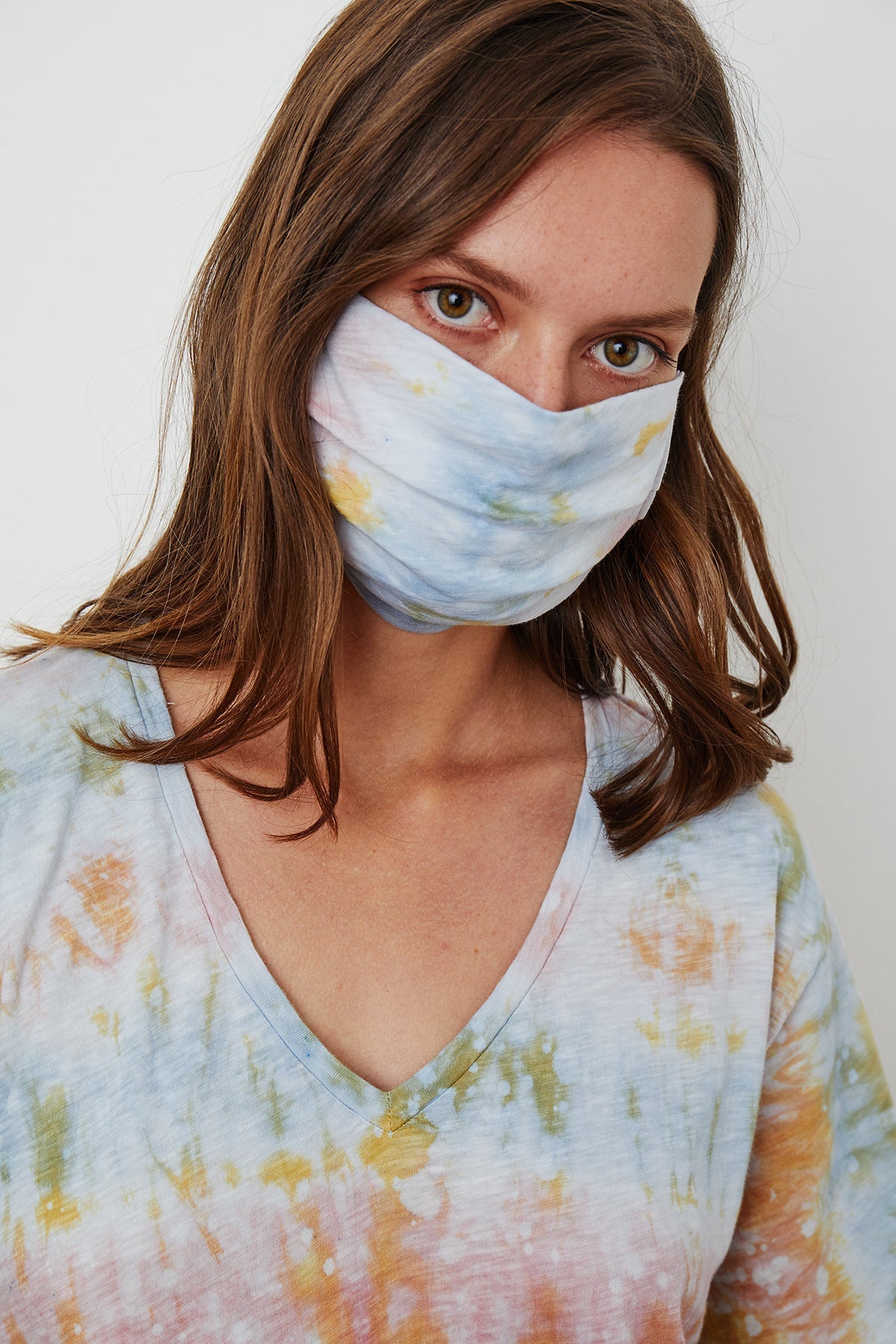 IZZIE TIE DYE FACE MASK - Velvet Staging 2.0