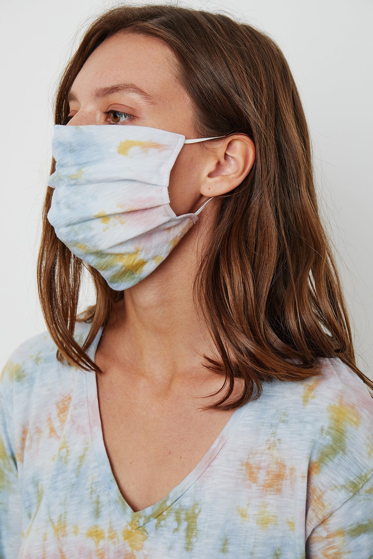 IZZIE TIE DYE FACE MASK - Velvet Staging 2.0