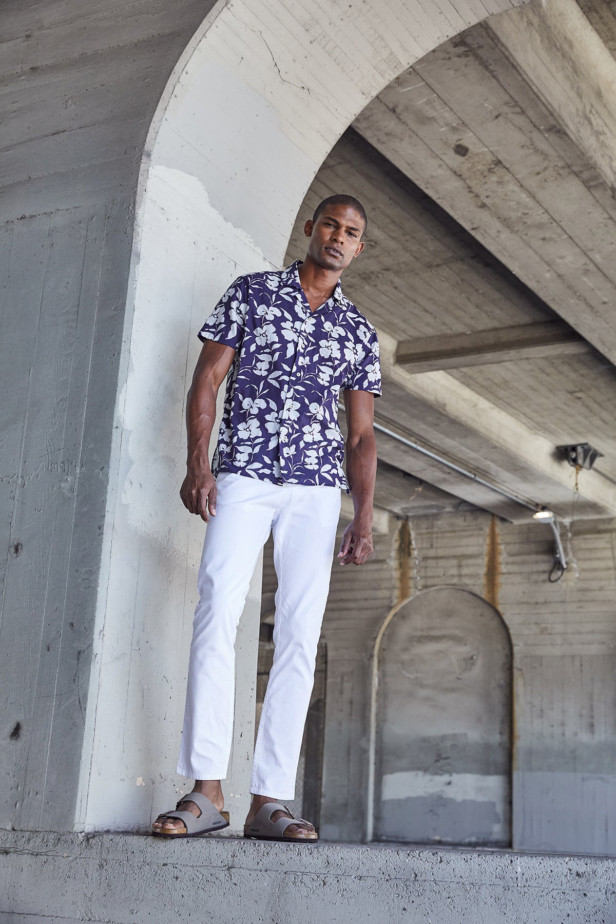 JACK PRINTED BUTTON-UP SHIRT - Velvet Staging 2.0