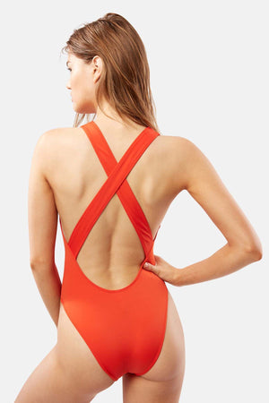 JACKIE CRISS CROSS ONE PIECE BY SOLID AND STRIPED - Velvet Staging 2.0