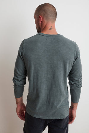 JACKSON DISTRESSED SLUB TEE - Velvet Staging 2.0