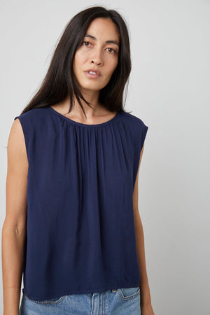JADE CAP SLEEVE BLOUSE - Velvet Staging 2.0