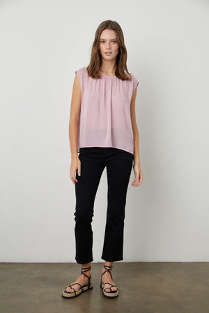 JADE CAP SLEEVE BLOUSE - Velvet Staging 2.0