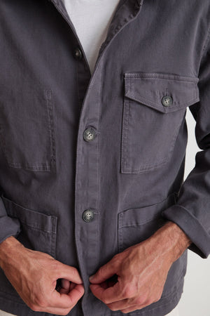 JAMES COTTON CANVAS JACKET - Velvet Staging 2.0