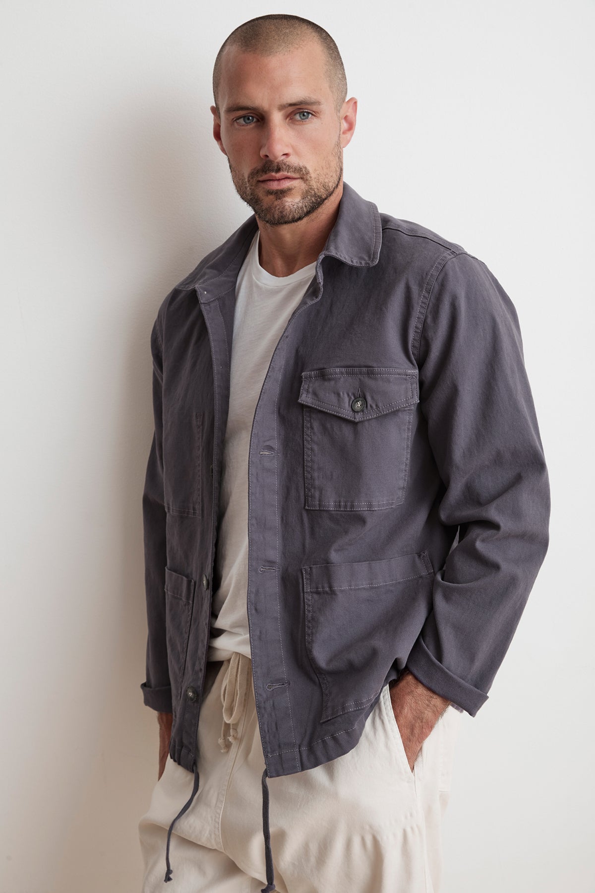 JAMES COTTON CANVAS JACKET - Velvet Staging 2.0