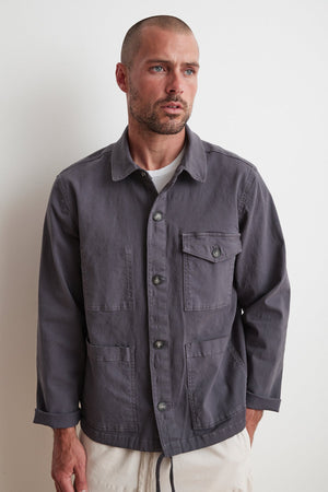 JAMES COTTON CANVAS JACKET - Velvet Staging 2.0