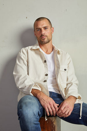 JAMES COTTON CANVAS JACKET - Velvet Staging 2.0