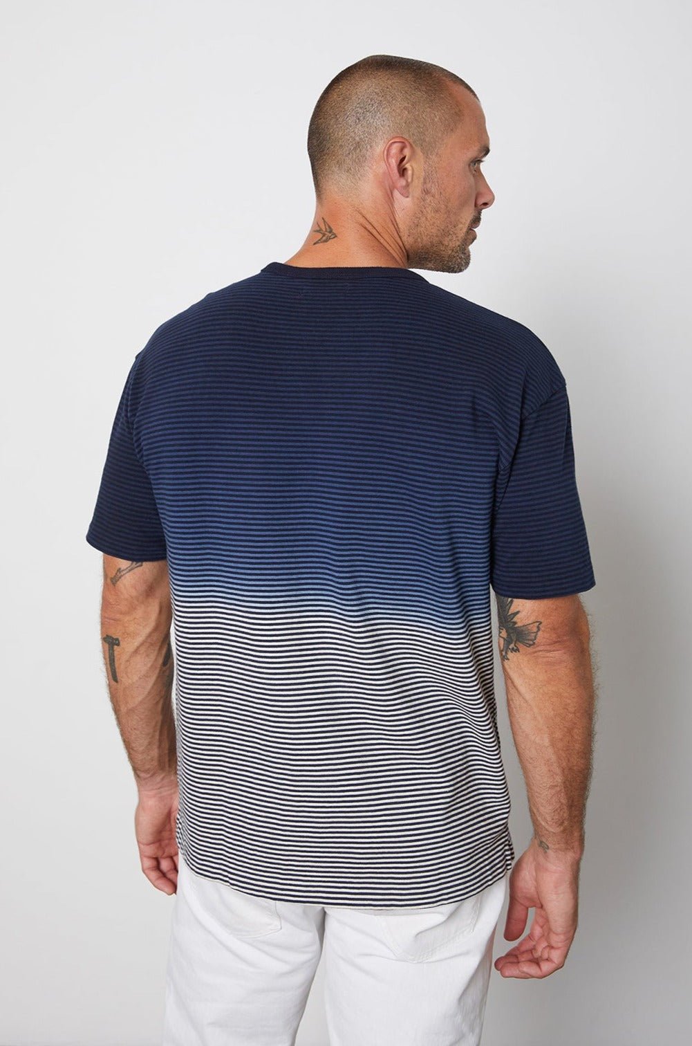 JAMESON STRIPED POCKET TEE - Velvet Staging 2.0
