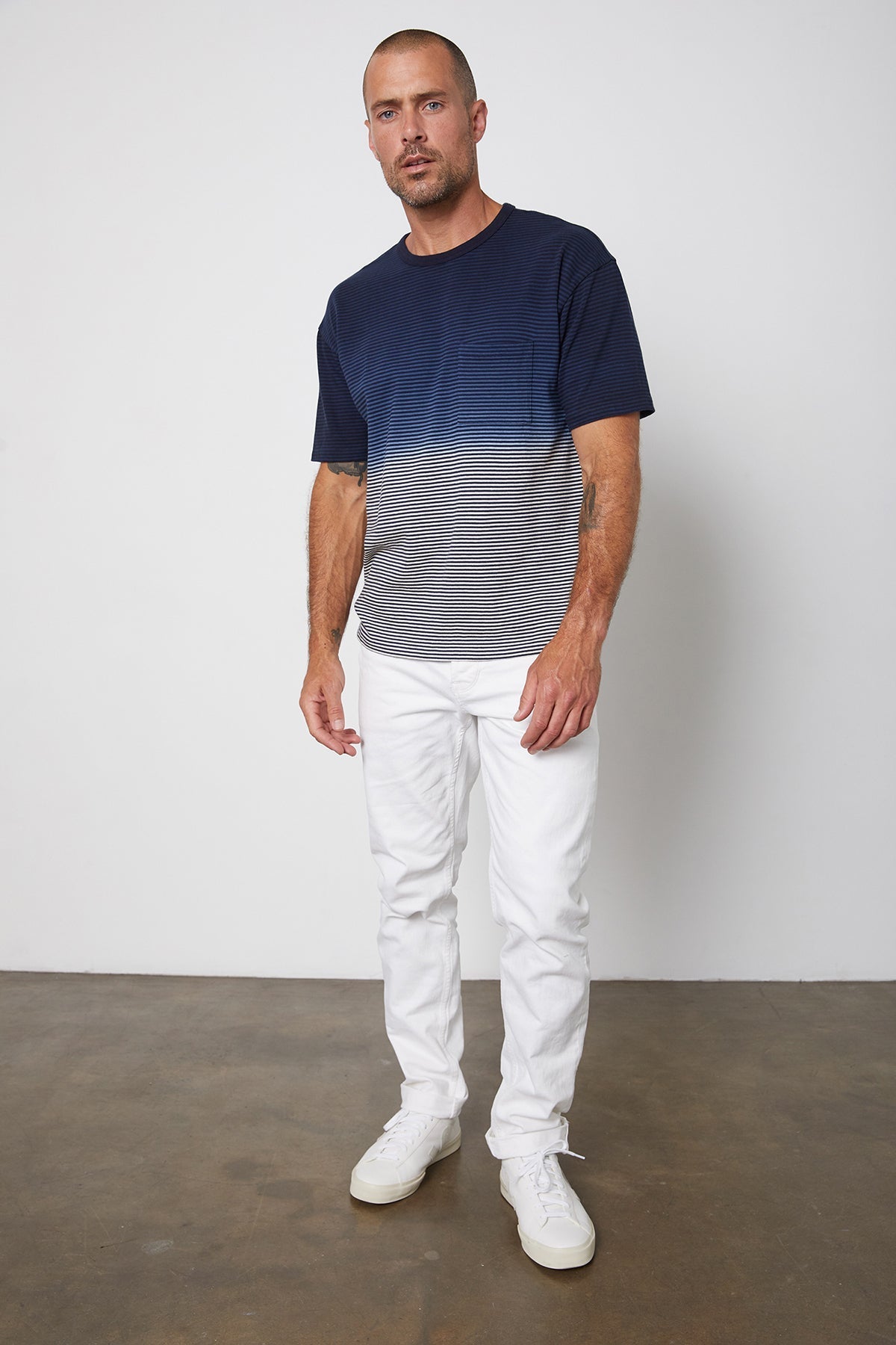 JAMESON STRIPED POCKET TEE - Velvet Staging 2.0
