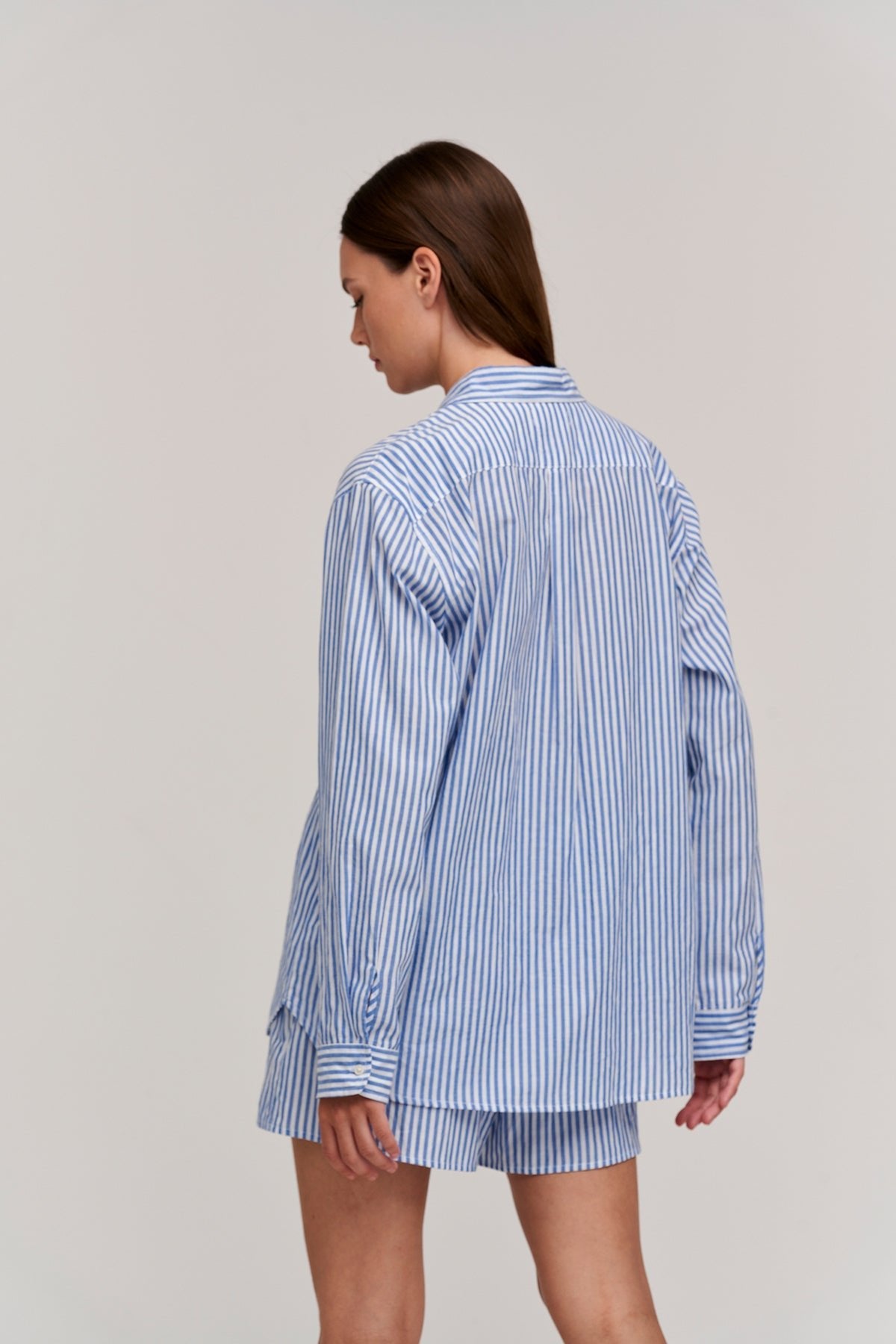 JANET STRIPED BUTTON-UP SHIRT - Velvet Staging 2.0