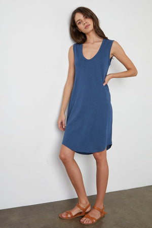 JANNA SCOOP NECK TANK DRESS - Velvet Staging 2.0