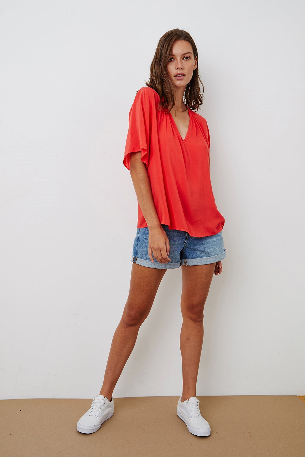 JAYCEE SPLIT NECK BLOUSE - Velvet Staging 2.0