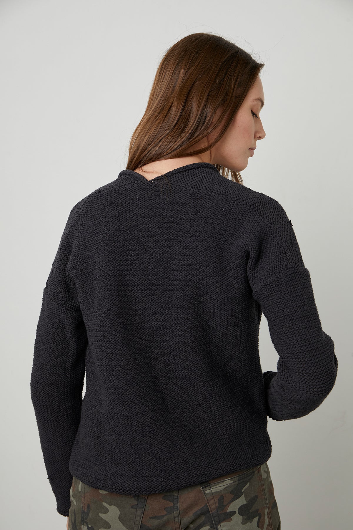 JAZ TEXTURED TAPE YARN CARDIGAN - Velvet Staging 2.0