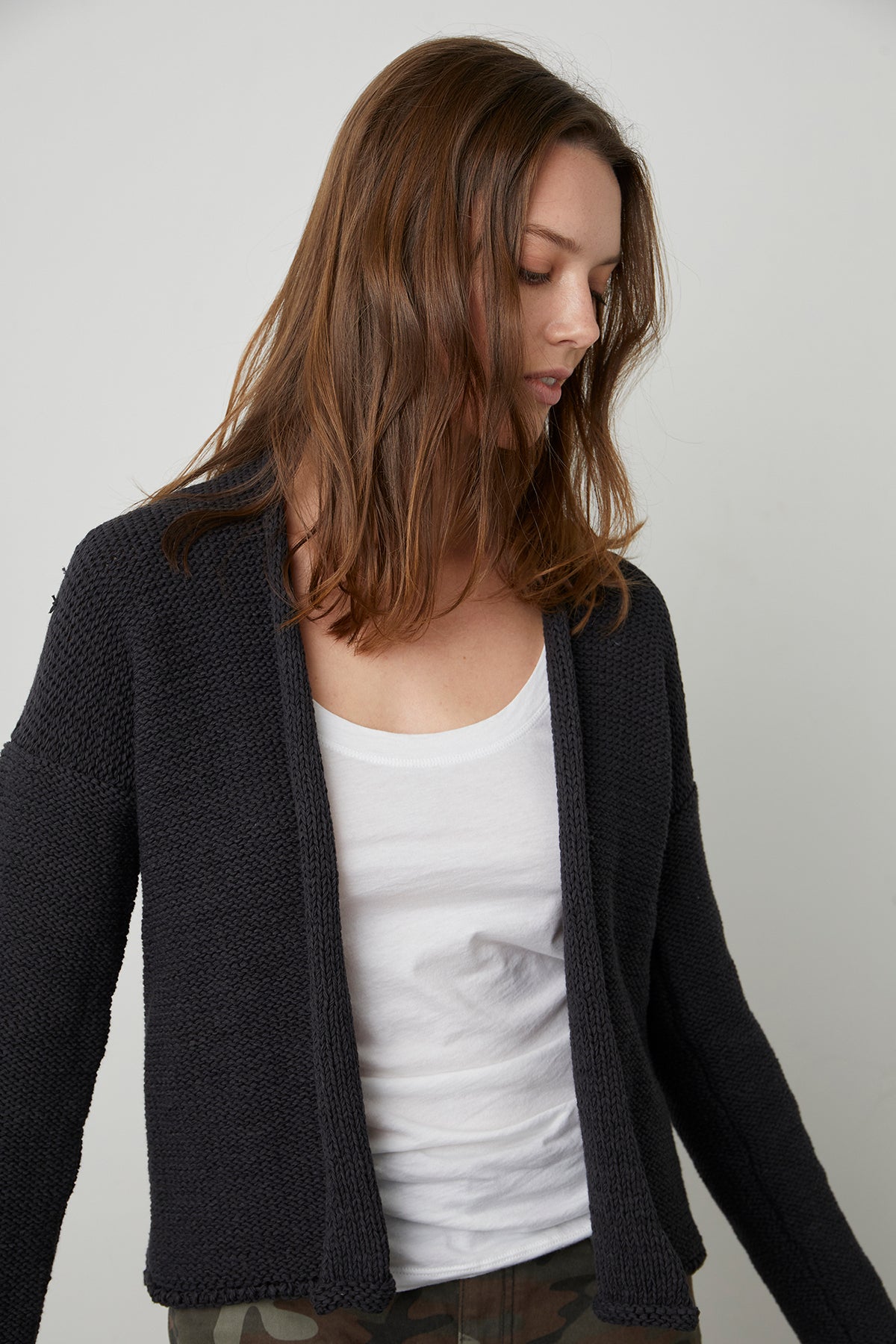 JAZ TEXTURED TAPE YARN CARDIGAN - Velvet Staging 2.0-26916181508292