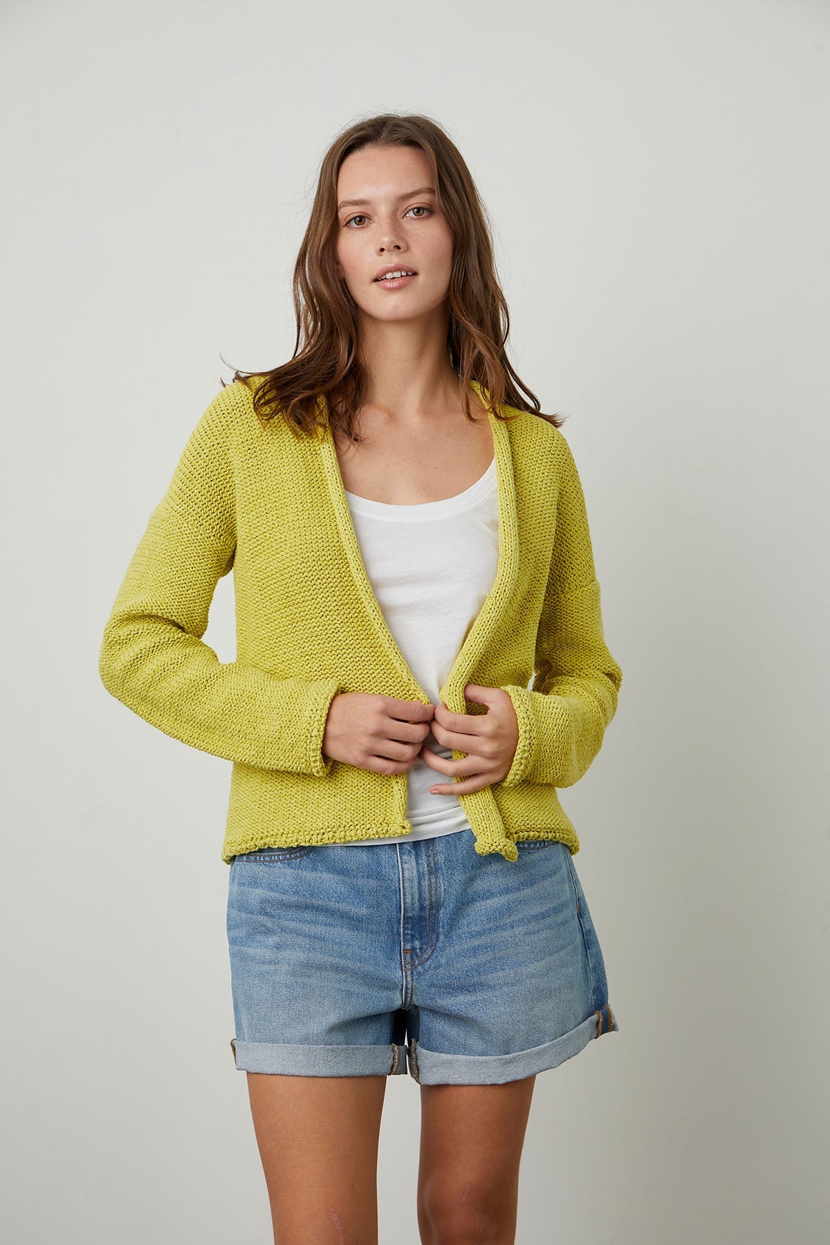 JAZ TEXTURED TAPE YARN CARDIGAN - Velvet Staging 2.0-26916181901508