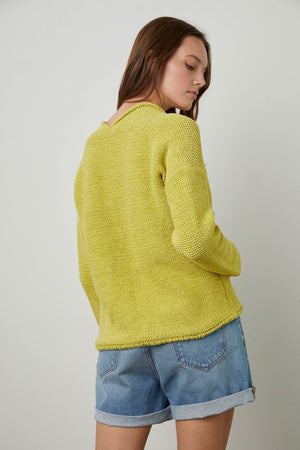 JAZ TEXTURED TAPE YARN CARDIGAN - Velvet Staging 2.0