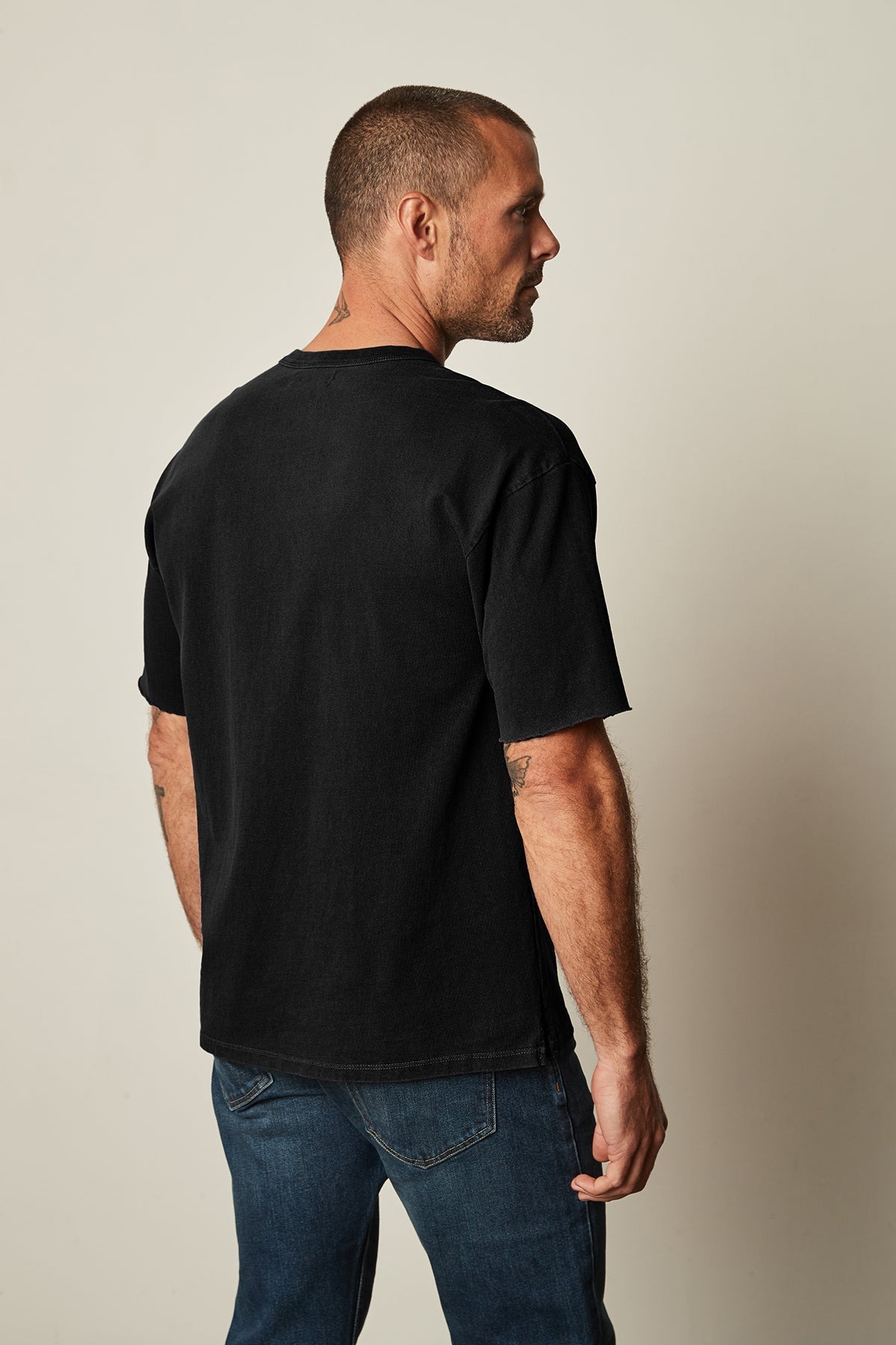 JEFF CREW NECK TEE - Velvet Staging 2.0