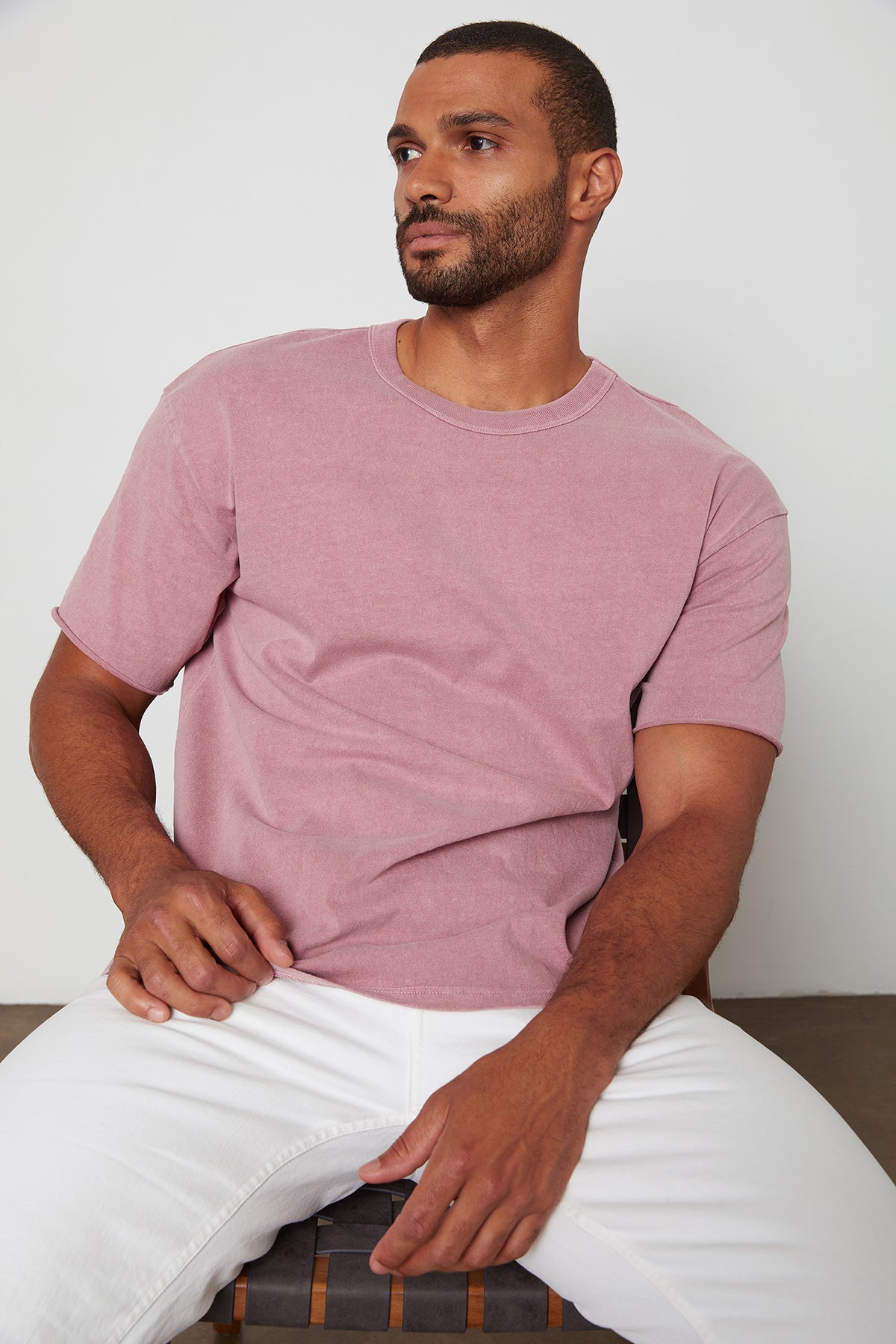 JEFF CREW NECK TEE - Velvet Staging 2.0