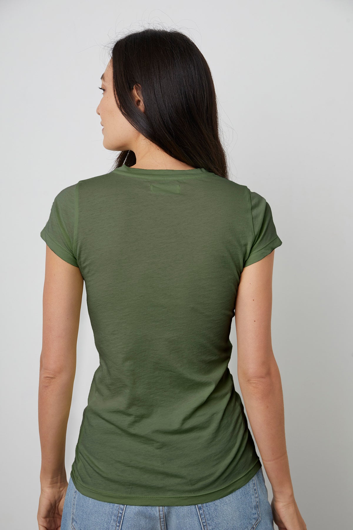 JEMMA GAUZY WHISPER FITTED CREW NECK TEE - Velvet Staging 2.0-26916185080004